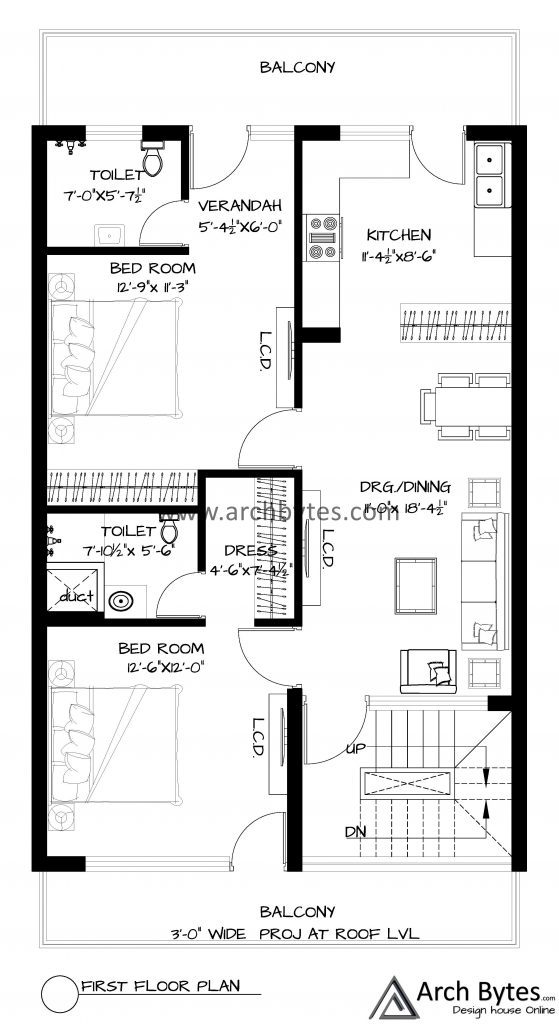 25*60 feet house plan