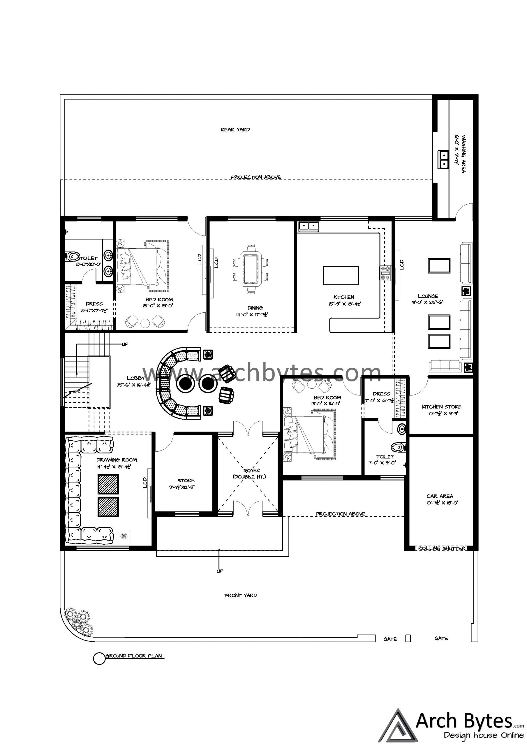 69*75 feet house plan