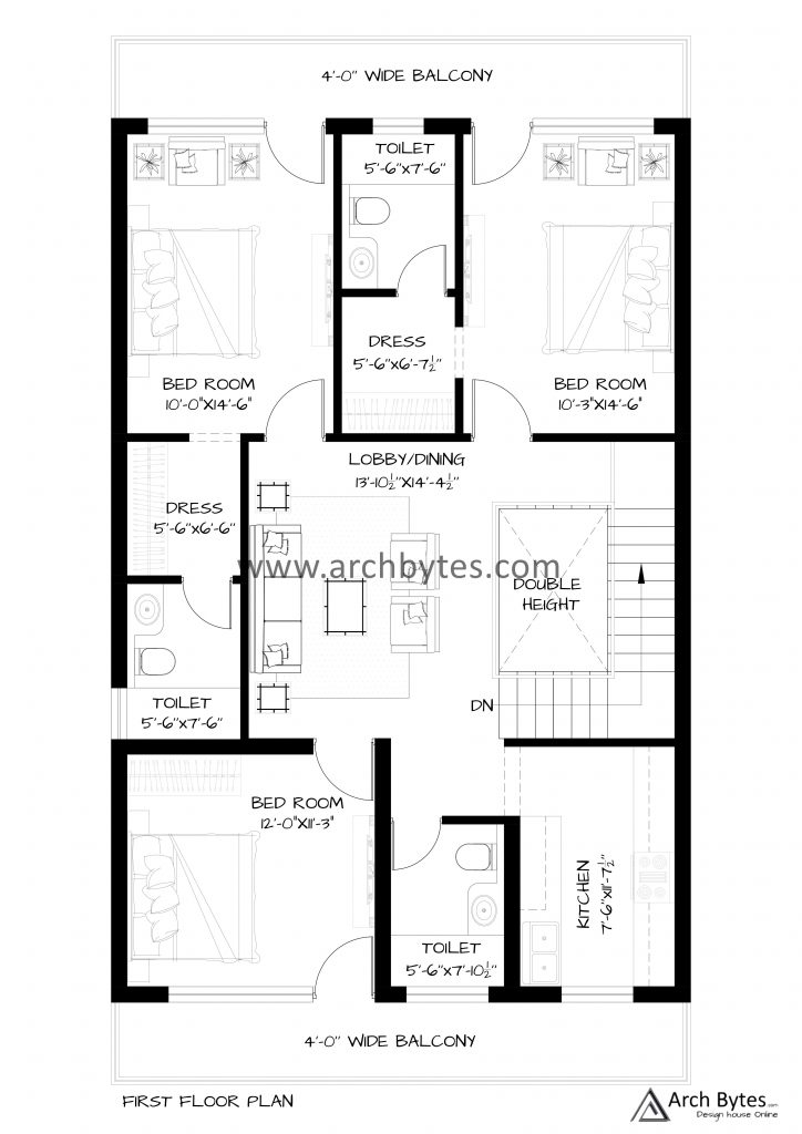28x56 house plan