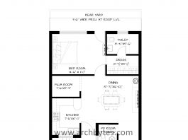 25x65 house plan