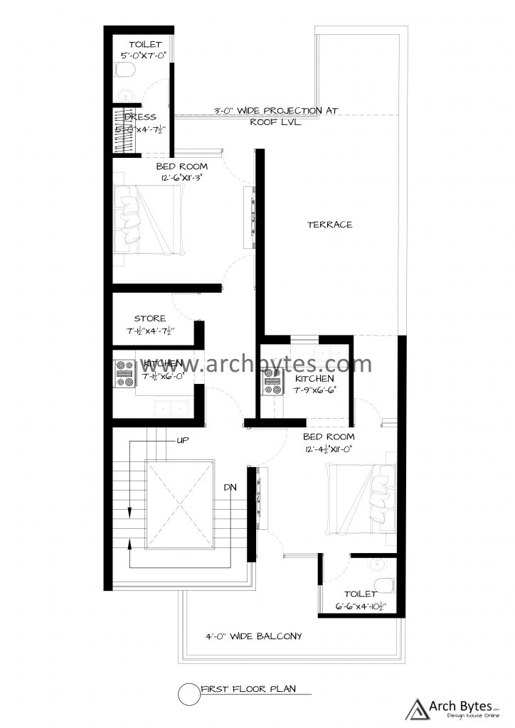 26x69 house plan