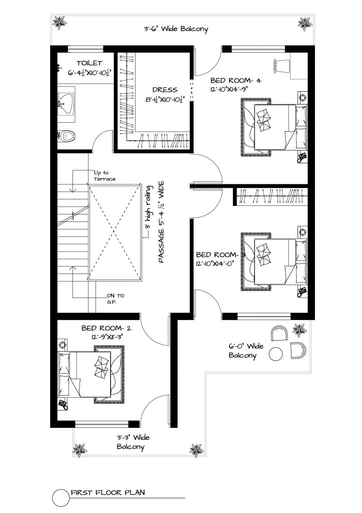 30x60 house design