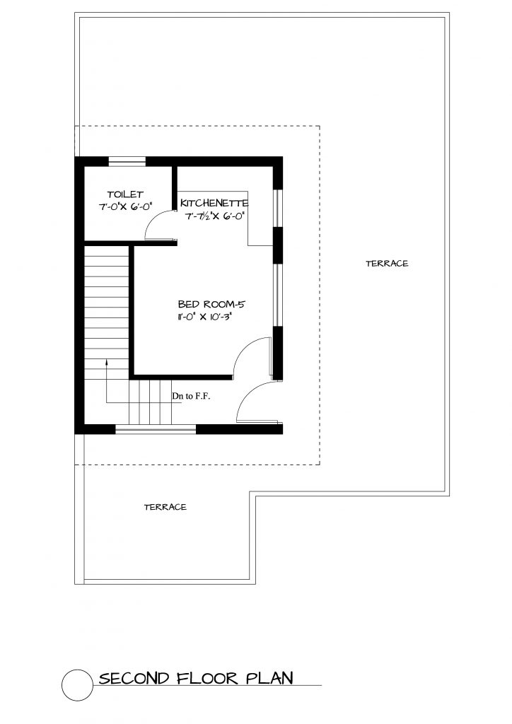 30x60 second floor plan