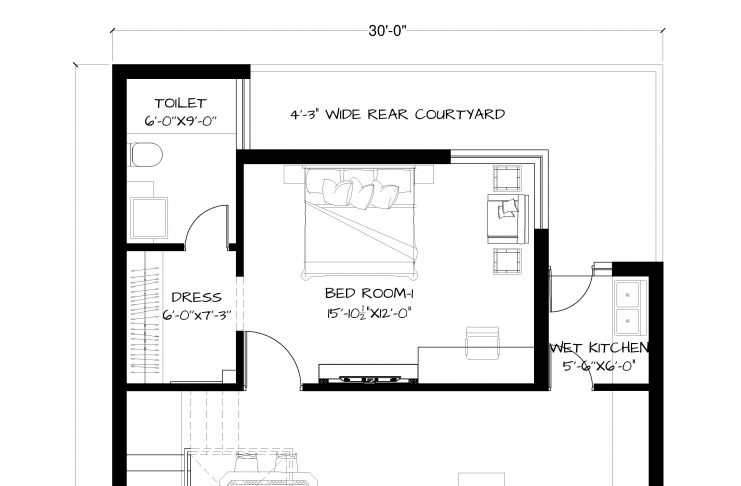 30x50 ground floor plan